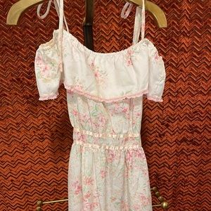 Vintage Floral Cottage Core Dress/Handmade